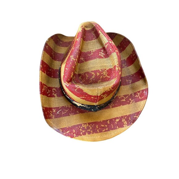 Distressed Vintage Style American Flag Hat - Picture 4 of 5